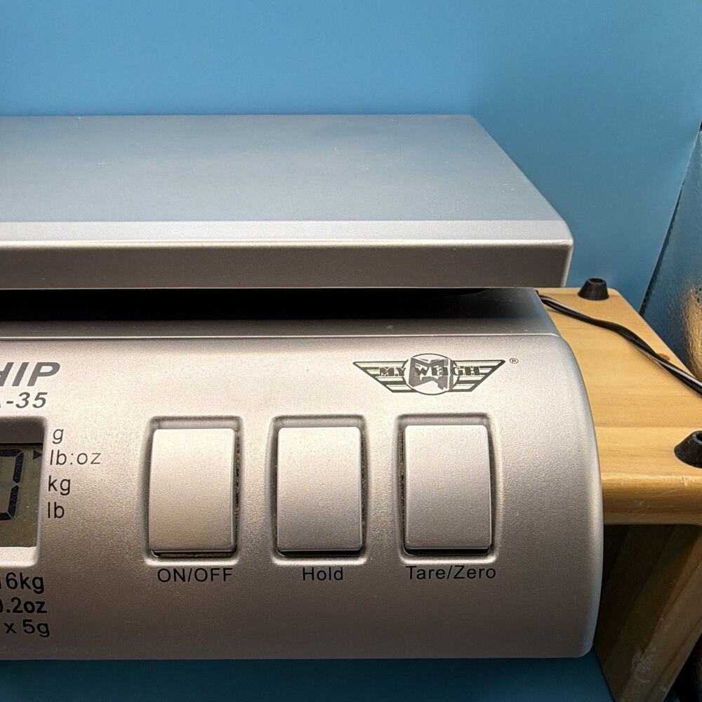 My Weigh UltraShip ULTRA-35 Small Postal Scale 35lb/16kg Hold Tare/Zero - Picture 3 of 6